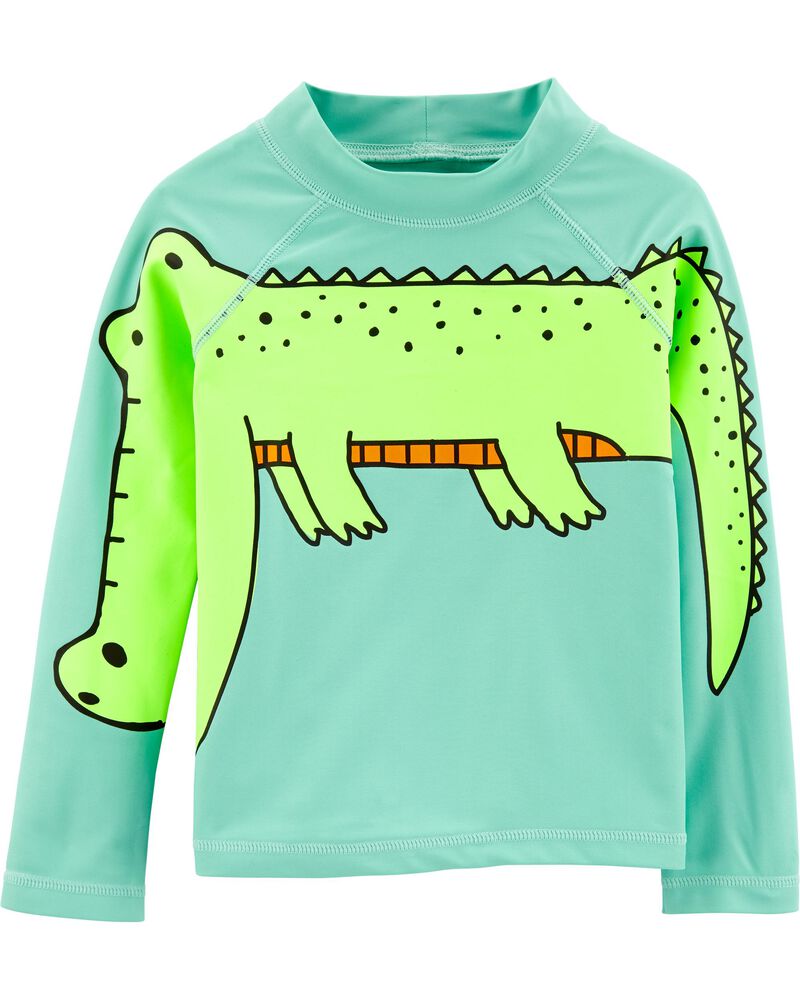 Carter/'s Just One You Alligator Rash Guard and Swim Trunks Sz 2T